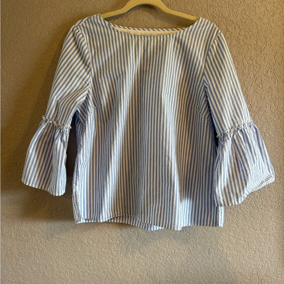 Vineyard Vines Tops - Vineyard Vines Blue and White Striped Blouse